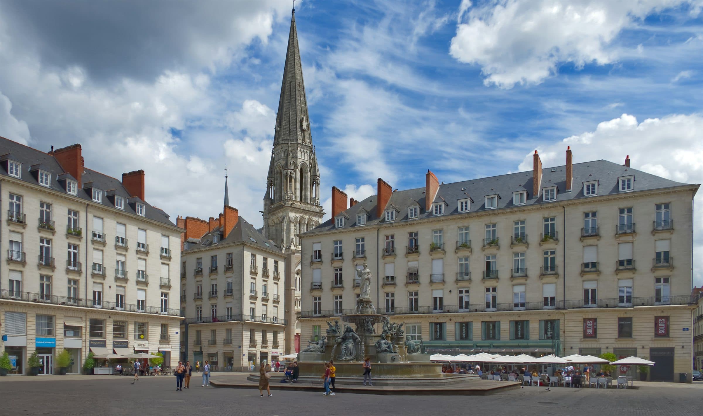 Vue urbaine de Nantes