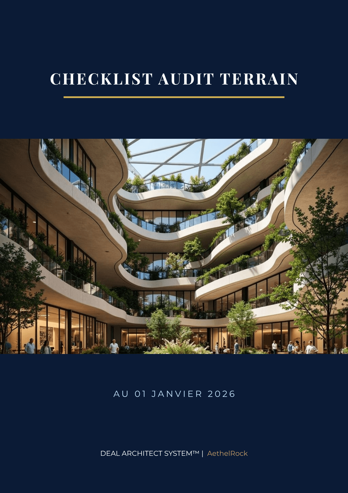 Couverture de la Checklist d’audit terrain AethelRock
