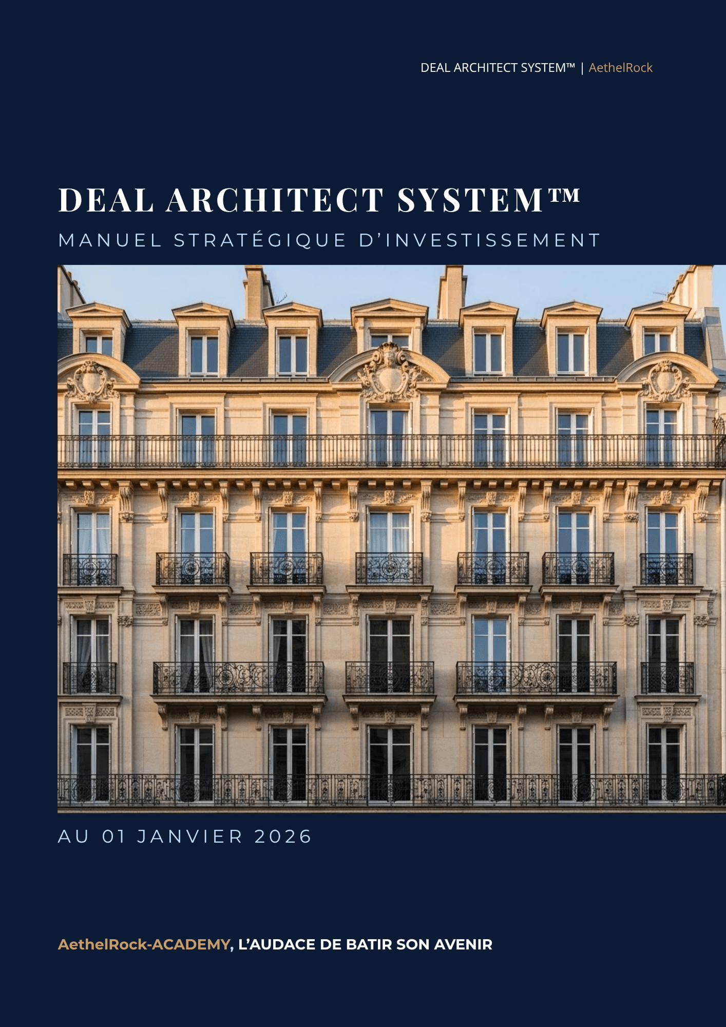 Couverture du Deal Architect System™, Framework d’acquisition