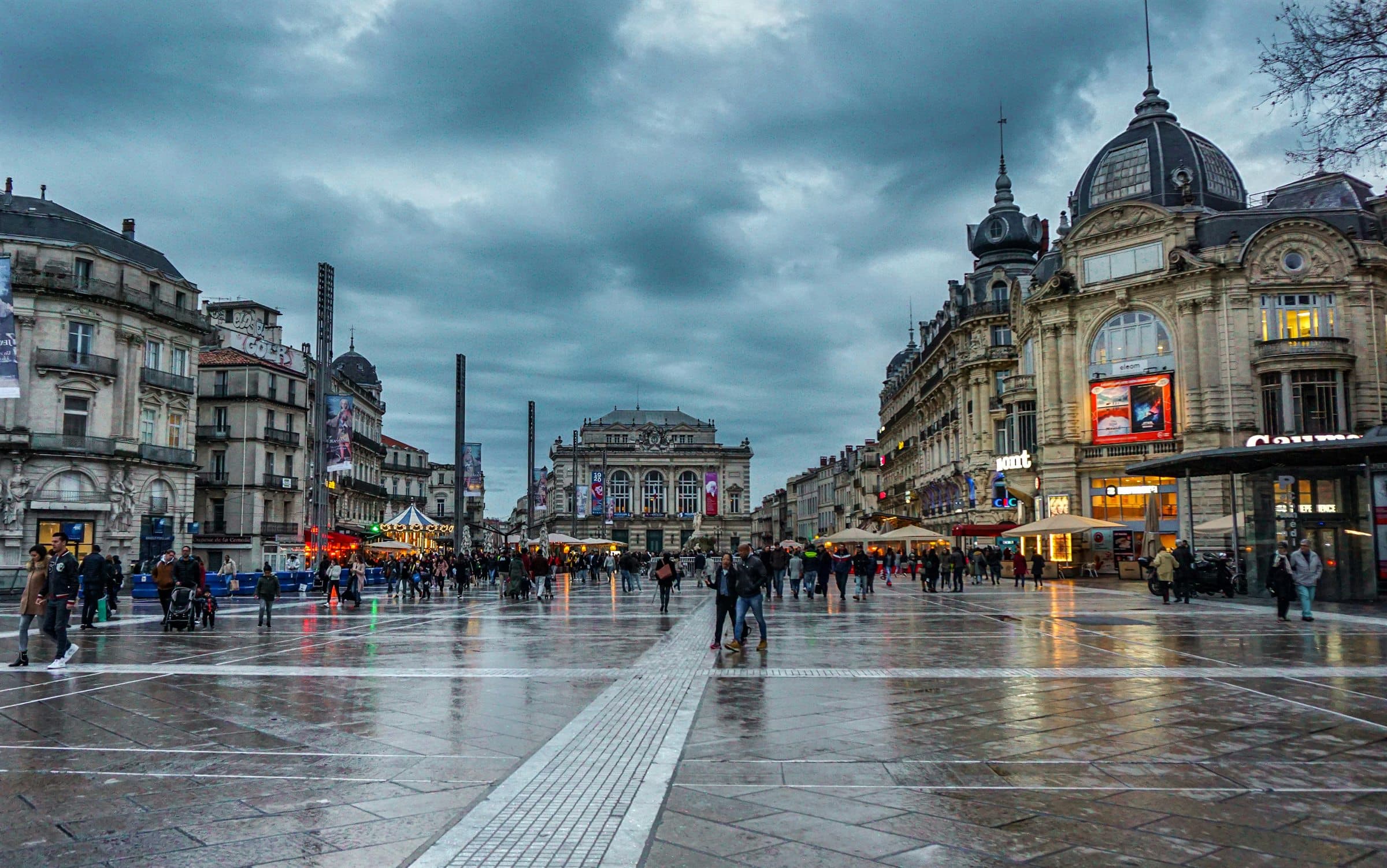 Vue urbaine de Montpellier